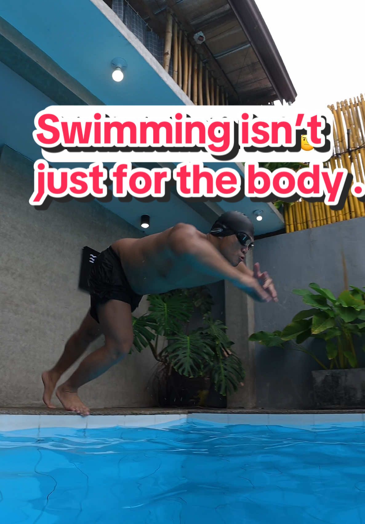 Swimming isn’t just for the body. it’s medicine for the mind also 🤯 #aljontv 
