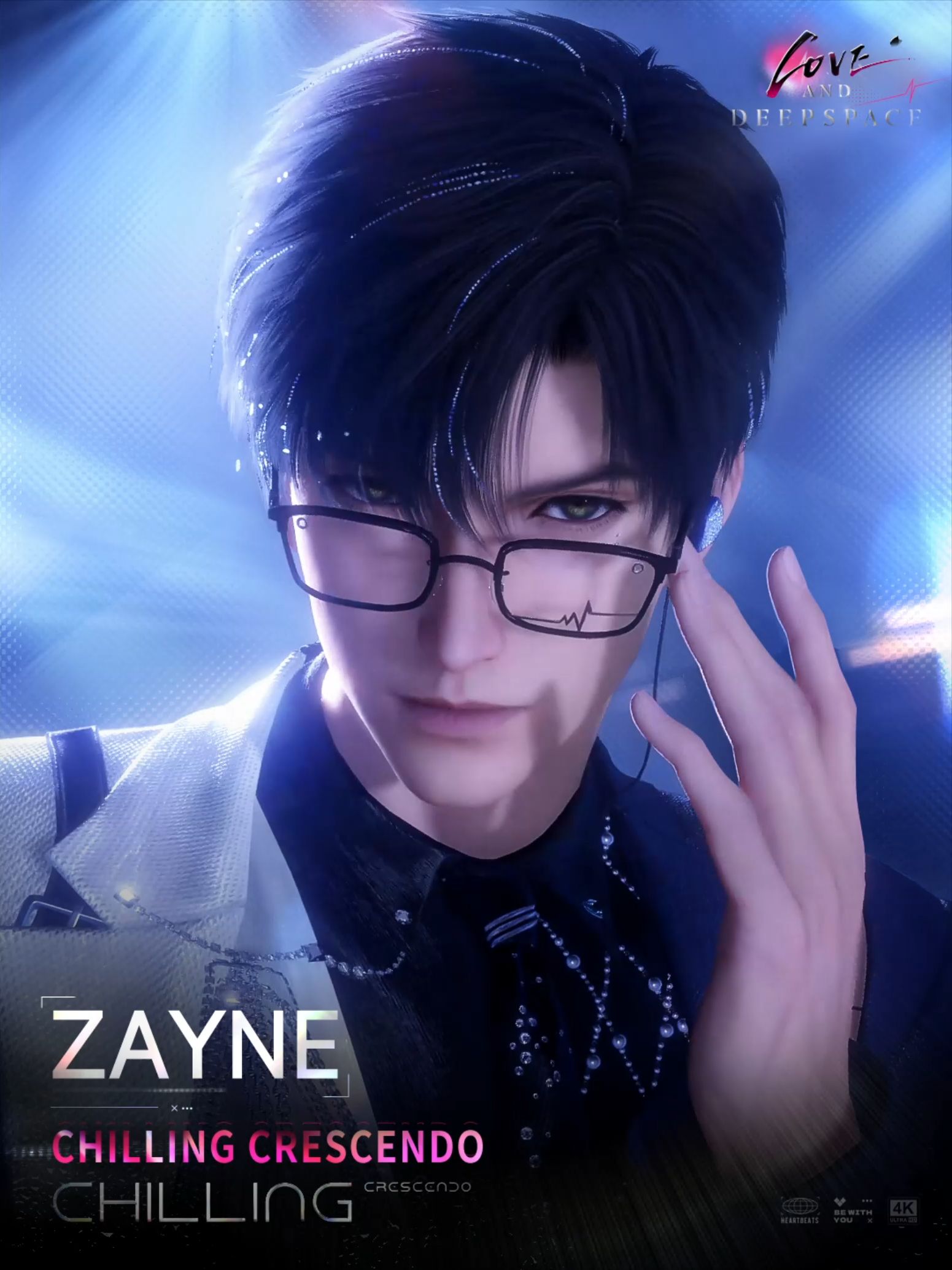 Zayne | Chilling Crescendo As the storm takes shape in the depths of the long night, your desire draws out the truth he hides. Zayne's Polar Night Memory-Themed BGM [Chilling Crescendo] will be officially available on Oct. 29. Mark your calendar! *Your look will be applied in all stage performances in-game. ■ Download Now: https://loveanddeepspace.onelink.me/AJaA/9vtegoh2 ■ Love and Deepspace has been officially released! ■ Traversing Deepspace, Be With You. #LoveandDeepspace #HeartbeatsAblaze #Zayne