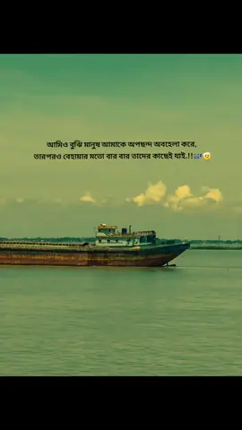 #আমিও বুঝি মানুষ আমাকে অপছন্দ অবহেলা করে, তারপরও বেহায়ার মতো বার বার তাদের কাছেই যাই.!!😅🤕#fyp #trending #foryoupage #bagladesh🇧🇩tiktok 