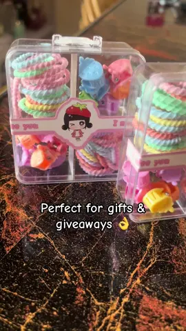 Pwedeng ding ilagay sa lootbag and regalo sa mga inaanak! 😍 #forkids #hairpinset 
