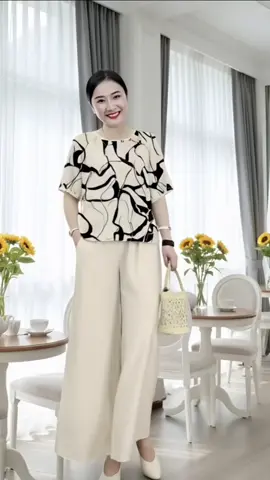 Bộ độ nữ trung niên vải đũi hàn ED#bodonutrungnien#setdotangme#thoitrangtrungnien#hottrend#xuhuong