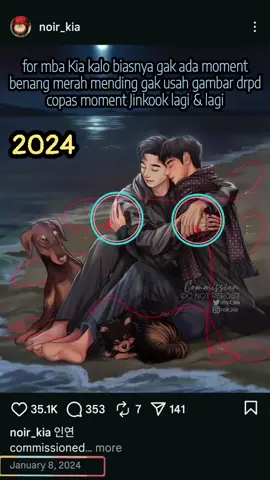 Kia copas moment Jinkook yg redstring lagi & lagi 😴😴