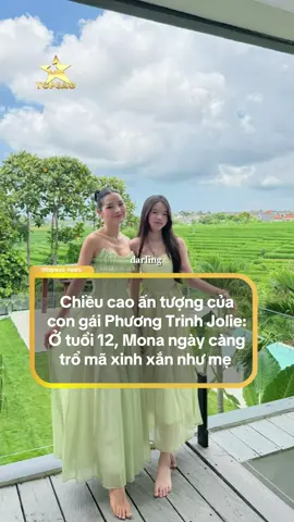 Chiều cao ấn tượng của con gái Phương Trinh Jolie: Ở tuổi 12, Mona ngày càng trổ mã xinh xắn như mẹ #Topsao #Tiktokgiaitri #phuongtrinhjolie 
