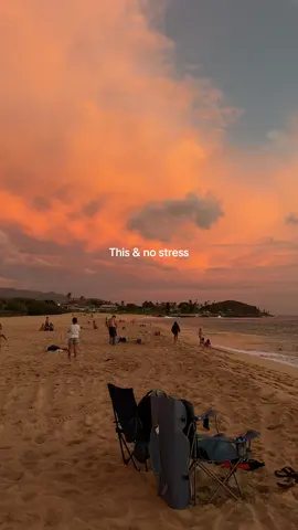 But there’s lots of stress 🥲🫶🏼 #sunset #views #fyp #travel #beach 