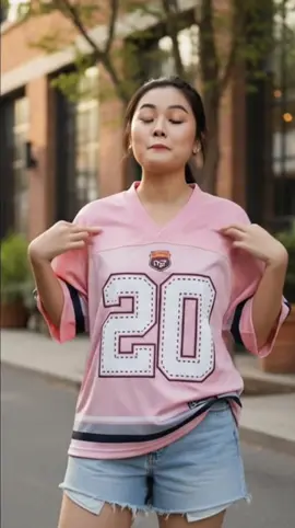 Kaos jersey pink oversize #kaosjersey #jerseypink #jerseyoversize #jerseyunisex 