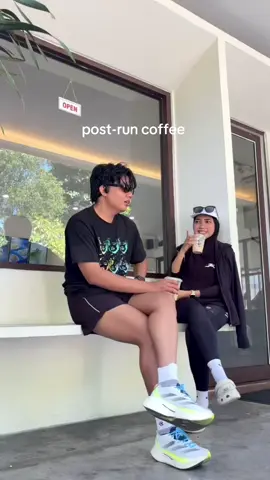 coffee after run☕️🌞 #pelarikonten #lari #fyp#xybca 