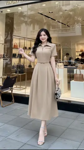 CE54 - Váy Thiết Kế Evii dành cho nữ , đầm thiết kế cổ đức thanh lịch #vaythietke #phoidoxinh #goclamdep #thoitrangnu #vaycongso 