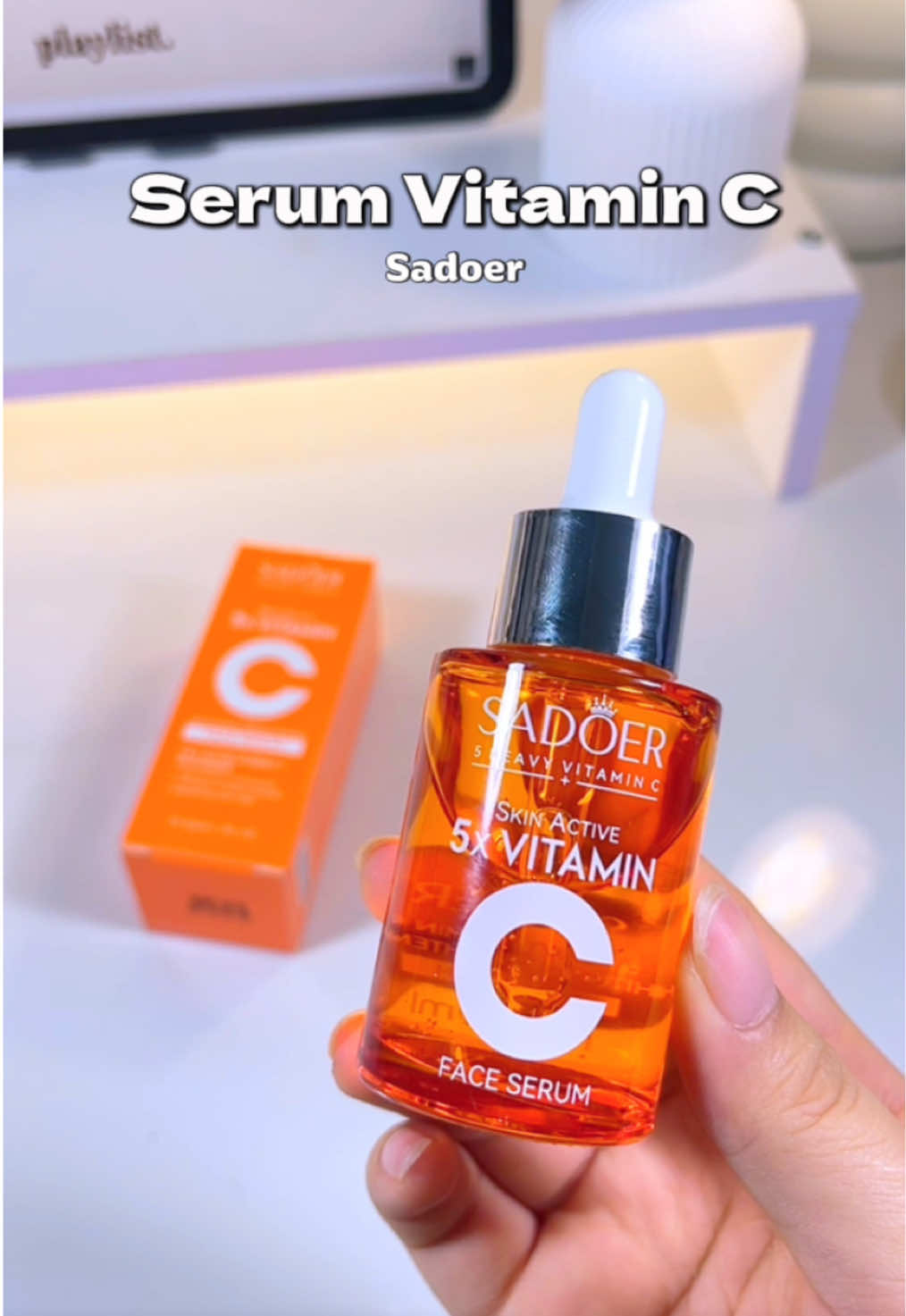 Chỉ cần thoa 2–3 giọt mỗi tối là đủ để da sáng khỏe lên từng ngày #annhienn399 #xuhuong #serum #vitaminc #sadoer 