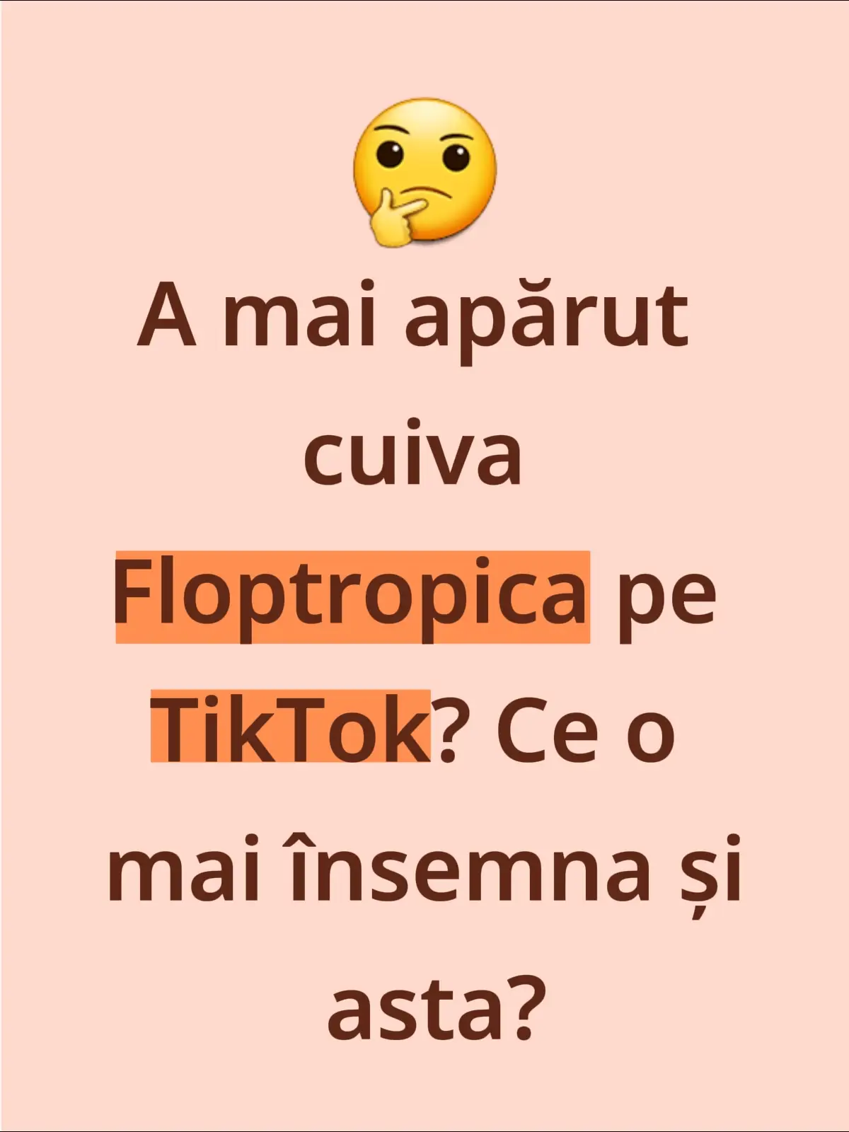 Sunt doar curios🤔 #floptropica #tiktokromania #trendnou #viral 