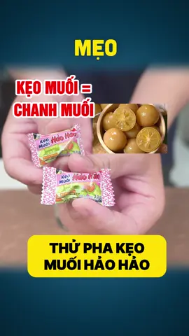 #MẸO 918 | Thử Pha Kẹo Muối Hảo Hảo Với Nước Và Cái Kết