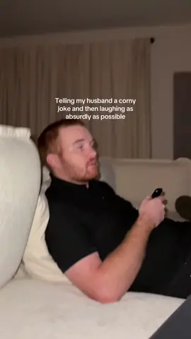 he isn’t surprised because I actually do sound like this 😭😭 #trend #husbandwife #marriage #couplesprank 