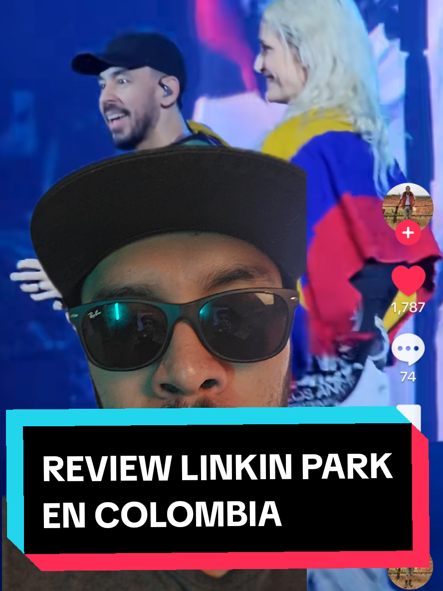 ¿A usted sí le gustó el show de Linkin Park en Colombia? 🤟📢🎶🔥 Necesitamosa a Poppy en solitario. #concierto #conciertos #linkinpark #viveclaro #fromzerotour 