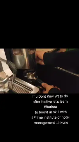 Lets Grab the opportunity to boost ur skill in #BARISTA for ur further carear... we offer u free courses or heavy dis. our classes are #DHM#DCA & MM