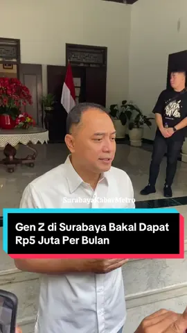 Pemkot Surabaya bakal bagikan Rp 5 juta per bulan untuk gen Z di tiap RW. Mbois gak Rek?  #surabayakabarmetro #surabaya #beritasurabaya #ericahyadi 