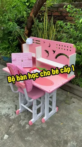 Bộ bàn học cho bé cấp 1#bobongnep #bobanhocchobecap1 #bobanhocchongguchongcan #mevabe 