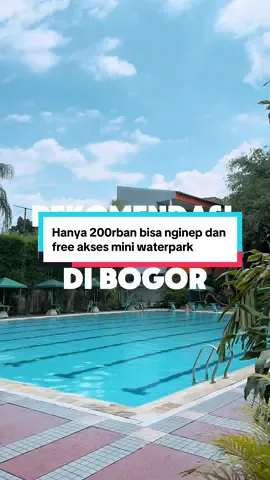 Salah hotel di bogor yang harganya mulai 200rb saja tapi punya fasilitas mini waterpa dan kolam renang, booking nya melalui @RedDoorz Indonesia  ya #reddoorz #bukasemuapintu #redtravelers 