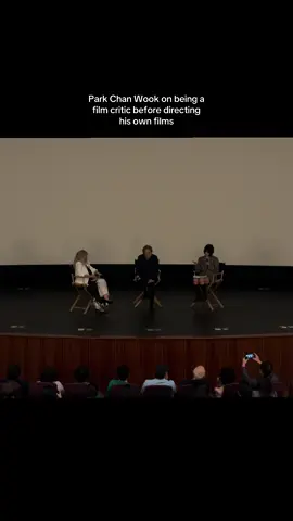 loved his talk at the Newport Beach film festival! “No other choice” is incredible. 10/10!!! Korean film is so slept on #parkchanwook #filmtok #filmcritic #newportbeachfilmfestival #filmmaking 