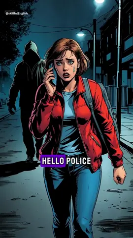 What to Do If Someone Follows You at Night: English Safety Dialogue for Learners #EnglishDialogue #LearnEnglish #SafetyTips #EnglishForBeginners #SpeakingPractice