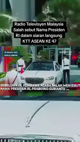 Ini dalam siaran langsung loh 🥺 disebutnya diawal dan diakhir pula 😡 #prabowo #kttasean #malaysia #indonesia🇮🇩 #nitizen 