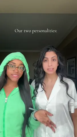 Two girlies who are different but also exactly the same @jada sasha 