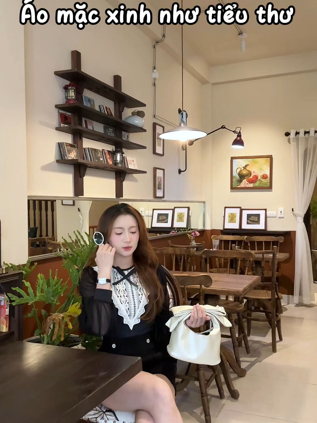 Thêm một chút ren, một chút nơ — và cả trời nữ tính 🌷#OOTD #xuhuong#SOL_Boutique