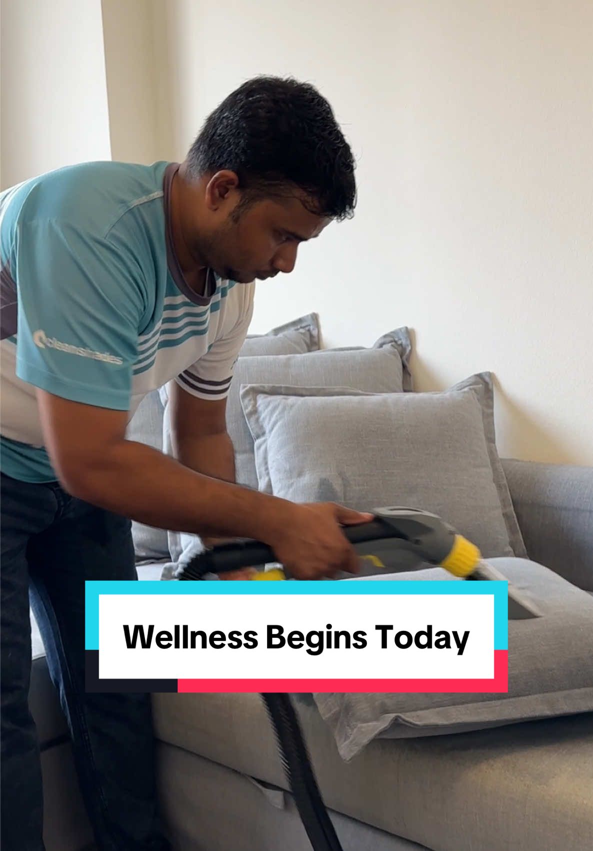 Wellness begins in the care we give to our everyday spaces. #sofacleaning #cleaning #deepclean #CleanTok #wellnessjourney 