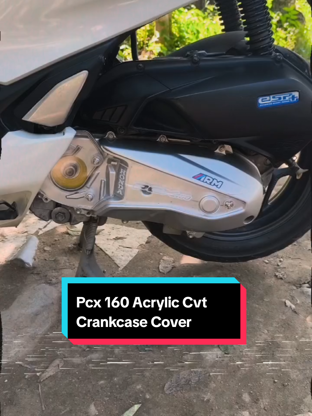 Pang flex ng Pulley set mo Pcx 160 Cvt  acrylic crankcase cover. #coverpcx160 #crankcase 