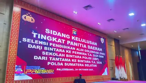 sidang kelulusan tingkat panda peserta seleksi PAG T.A. 2025 dan SBP T.A. 2026 #polripresisi #humaspolri #ssdmpolri #polisiindonesia #pag 