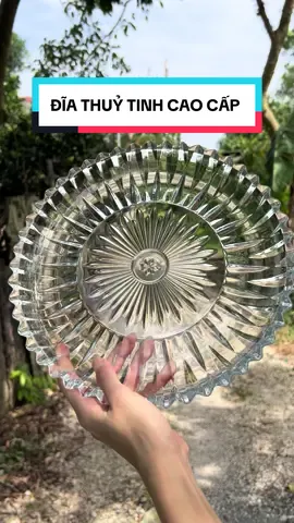 Đĩa thủy tinh cao cấp #dia #diathuytinh #khaythuytinh #viral #xuhuongtiktok  