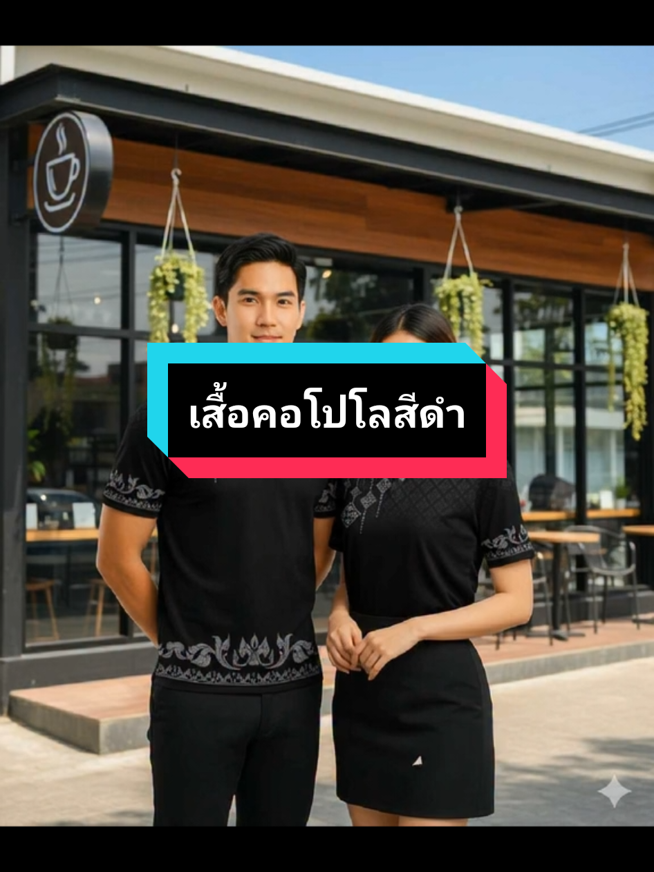 #เสื้อสีดำ #เสื้อสีดำคอโปโล#tiktokcreator 