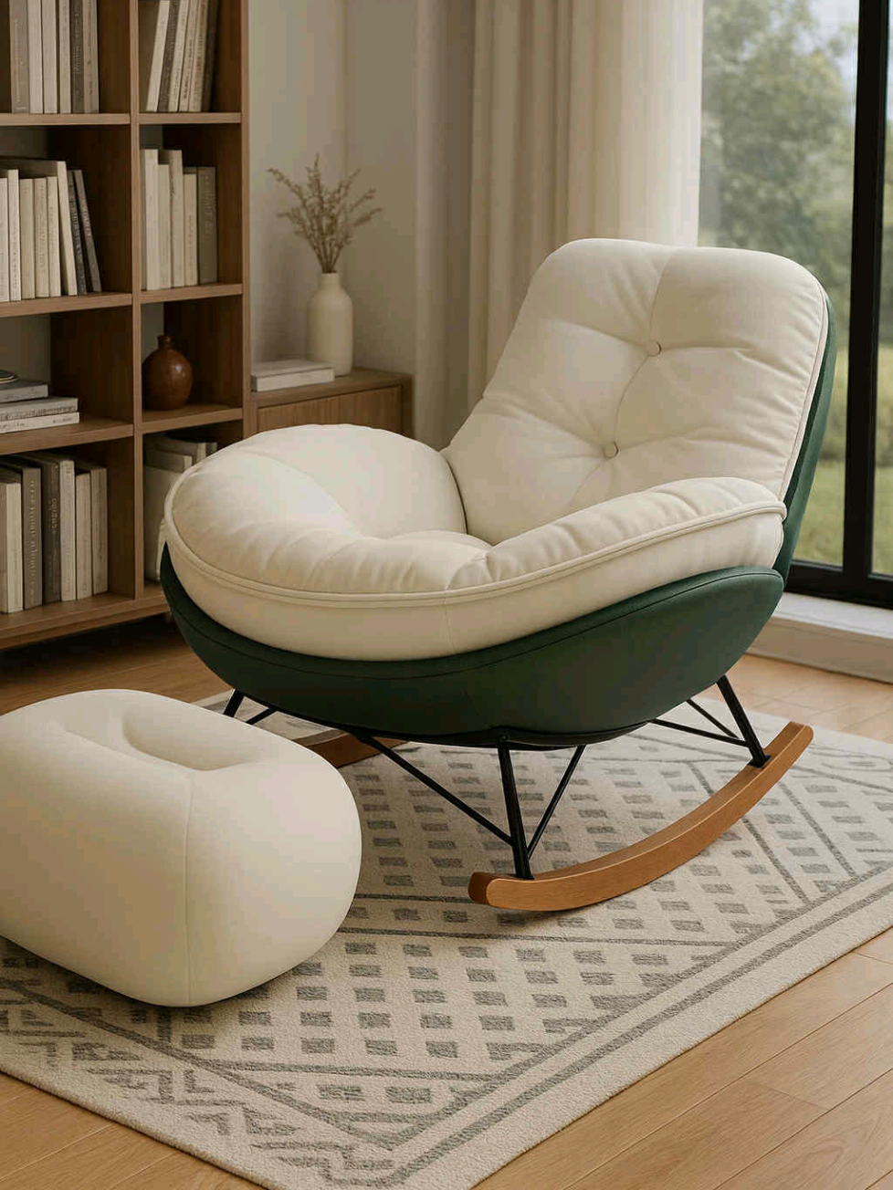 Ghế thư giãn – thiết kế hình vỏ trứng độc đáo, chân gỗ kết hợp khung sắt chắc chắn, bọc da lộn mềm mịn sang trọng. Ngồi đọc sách, xem phim hay thư giãn cuối ngày đều siêu êm ái 💕 Hàng xưởng có sẵn, mẫu đẹp – giá tốt – chốt liền tay kẻo hết màu nha! #GhếThưGiãn #SLEEPshop #DecorNhàĐẹp #GhếVỏTrứng #hanhgiadung149 @Hạnh gia dụng 149 @Hạnh gia dụng 149 @Hạnh gia dụng 149 