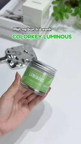 Da dầu mụn với LCL to mấy bà phải thử cái mặt nạ bùn trà xanh COLORKEY này liền nha #matnabuntraxanh #colorkeyluminous #matnadatset #matnabun #skincare 