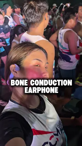 Earphones ng mga sporty. Bone Conduction Earphones. #earphones #jogging  #Running #boneconductionearphone 