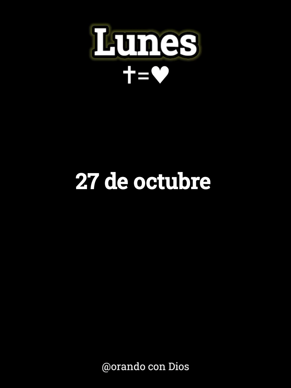 Buenos días Dios gracias por este lunes por el comienzo de una nueva semana llena de oportunidades, pongo en tus manos todo lo que haré hoy, guarda mi vida y la de mi familia en el nombre de Jesús Amén #oraciondelamañana #Octubre #oracionespoderosas #oracion 