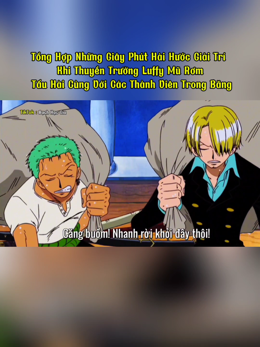 Tổng Hợp Những Giây Phút Hài Hước Giải Trí Khi Thuyền Trưởng Luffy Mũ Rơm Tấu Hài Cùng Với Các Thành Viên Trong Băng Hải Tặc Mũ Rơm #luffyonepiece #haionepiece #bangmurom #onepiecegiaitri #animehaionepiece 