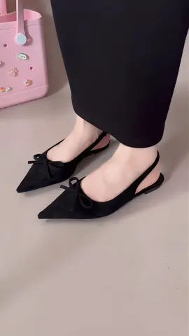 Giày bệt mũi nhọn phối nơ xinh xắn #mydepxinh #giaydep #xuhuong #depnuxinh #giaydepnu #giayxinh #depxinh 