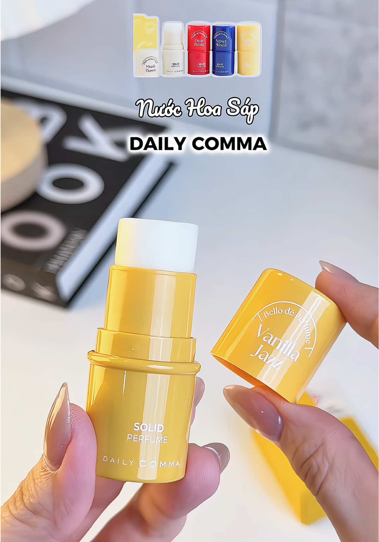 Nước hoa sáp Daily Comma Hàn 🇰🇷 lưu hương lâu , thơm sang dịu, zá okila  #dailycomma #nuochoasap 