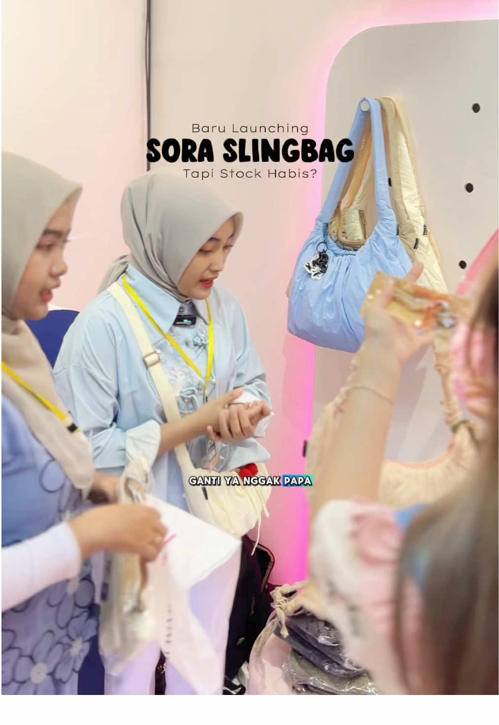 emang gabisa diem banget yaa launching produk baru lagi, tapi mimin kali ini belum bisa restok banyak, jadi buat yang mau kebagian bisa langsung JOIN LIVE SEKARANG📢‼️ #nad #jualan #bazzar #soraslingbag 
