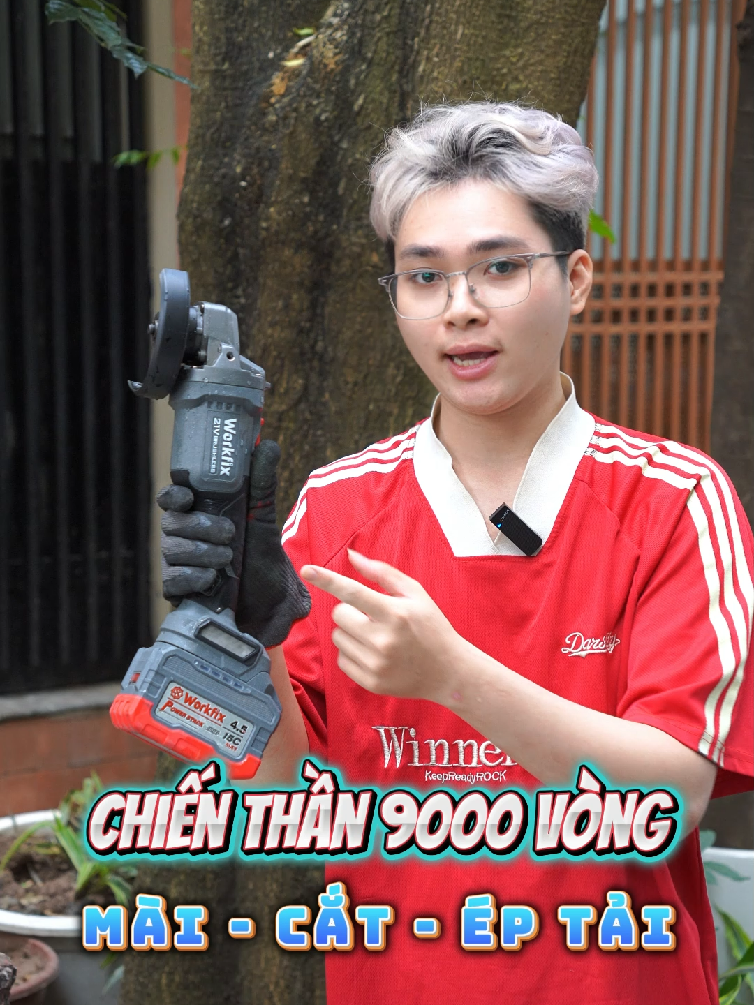 Chiến thần 9000 vòng/phút, lực gắt - tay vẫn vững nhờ anti kickback đầy đủ tính năng an toàn cho anh em thợ nên có (model: WF-AG100PRO) #workfix #boshun #maymaipin #maycongcu #viral #viralvideo