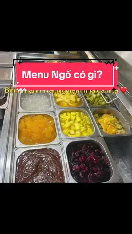 Bình Thạnh có Tiệm Trà Trái cây Ngon bạn đã thử chưa? #xuhuong #ngố #tiemtrangon #trame 