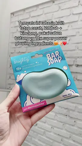 Satu satunya sabun batang yg works buat bikin kulitku cerah,glowing 😍sebagai pecinta sabun batang, dapet foaming pouch sangatlah berguna wkwkwk#sabunbadan #sabunpencerah #sabunbatang #barsoap #brighty 
