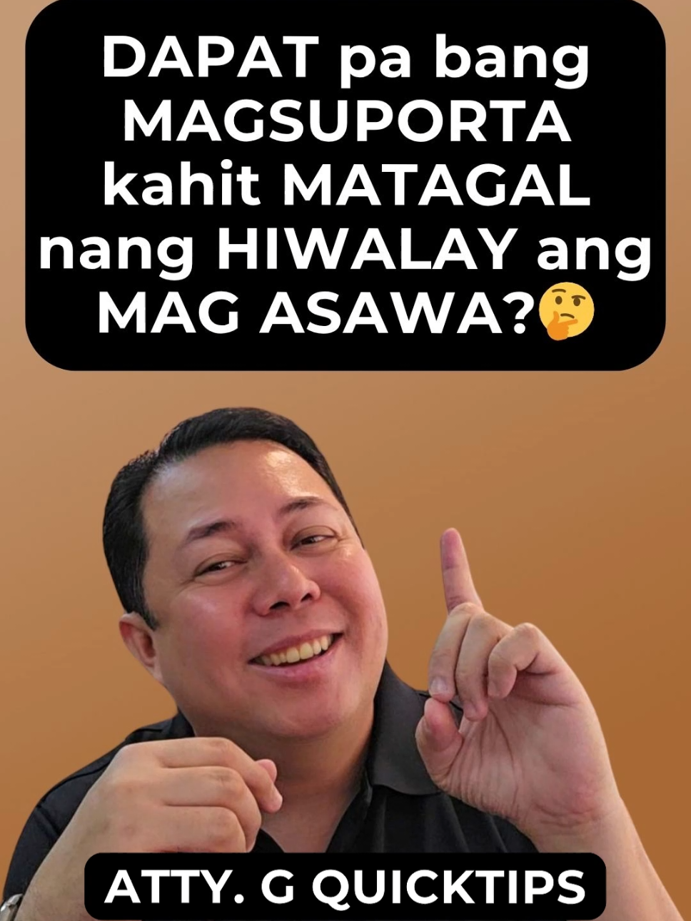 DAPAT pa bang MAGSUPORTA kahit MATAGAL nang HIWALAY ang MAG ASAWA? 🤔 (ATTY. G QUICKTIPS) #attyg  #legaltips  #familylaw #spousalsupport 