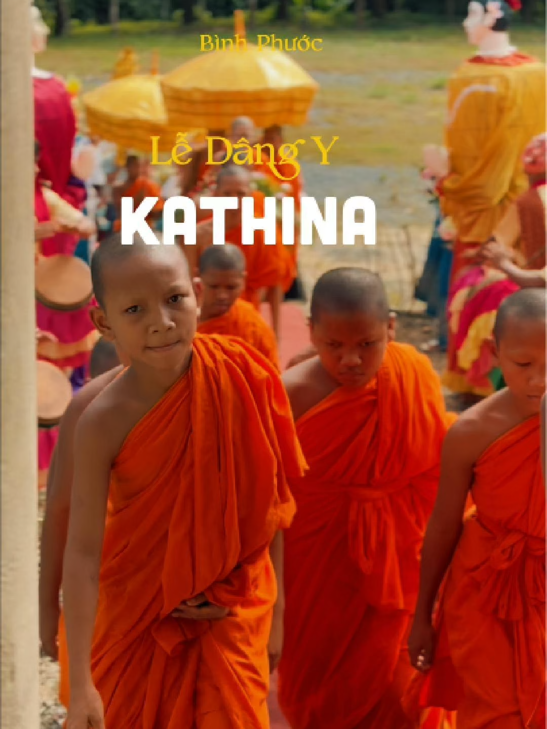 Lễ Kathina là một trong 3 lễ lớn trong năm của người kmer được tổ chức sau mùa an cư kiết hạ(từ rằm tháng 9 đến rằm tháng 10 âm lịch) — khi chư tăng đã hoàn thành ba tháng tu tập, chư tăng chuyên tâm tu học, thiền định, không ra ngoài hoằng pháp để tránh dẫm lên côn trùng trong mùa mưa — thể hiện lòng từ bi, các vị tỳ kheo cần y áo mới để tiếp tục hành đạo, nên Phật tử dâng y cúng dường, tạo phước lành như một cách bày tỏ lòng tri ân, kính trọng đối với công hạnh tu hành và truyền pháp của chư tăng.  #93binhphuoc#chuasoclon#nhungcozy #kathina #dangykathina #vanhoakhmer