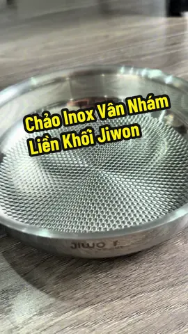 Chảo Jiwon 20cm Inox Nguyên Khối Vân Nhám #giadung #donhabep #chaojiwon #chaoinox #chaoinox304 