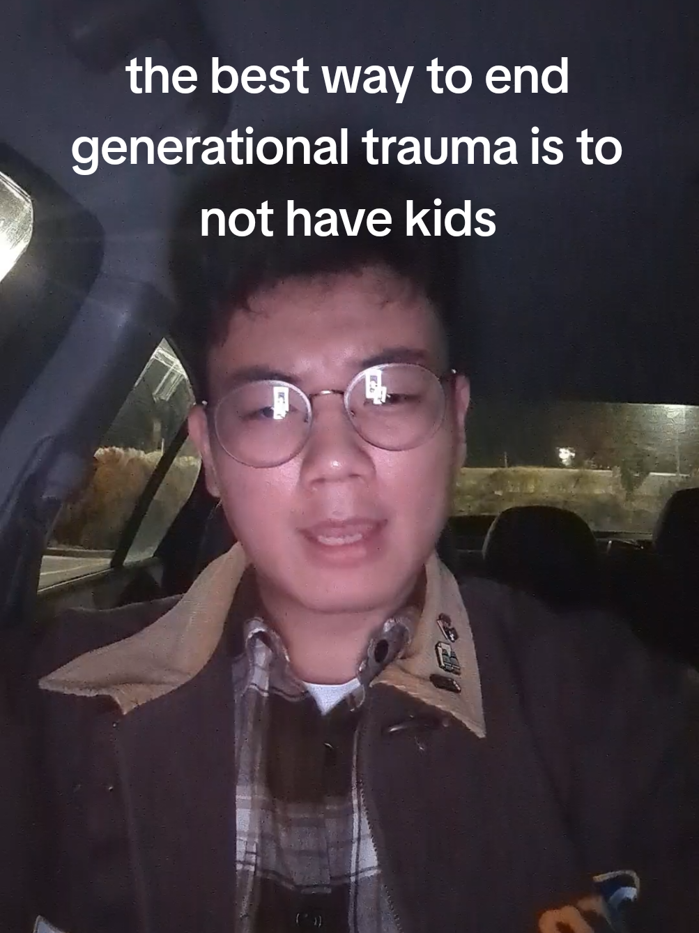 like I'm not saying it's not impossible I'm just saying the best way to end generational trauma is to not participate in it in the first place. #rant #generationaltrauma #fyp #childfree #cycleofabuse 