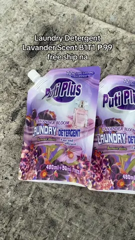 Lavender scent laundry detergent buy 1 take 1 free ship 99 pesos #liquiddetergent #lavender #putiplusliquiddetergent #putiplus #laundry 
