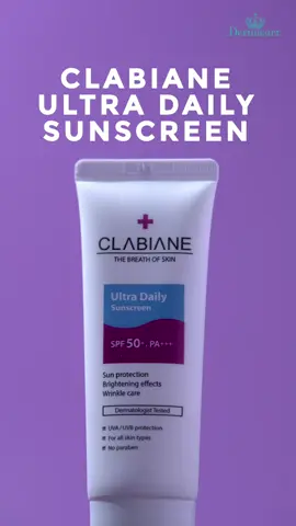 Udah pakai sunscreen belum hari ini?🤔 Langit mendung bukan berarti gak perlu sunscreen ya🤗 Kamu harus lindungi kulitmu dengan Clabiane Ultradaily Sunscreen dari Dermaster😍  #fyp #dermasterid #sempurnabydermaster #sunscreen #clabiane 