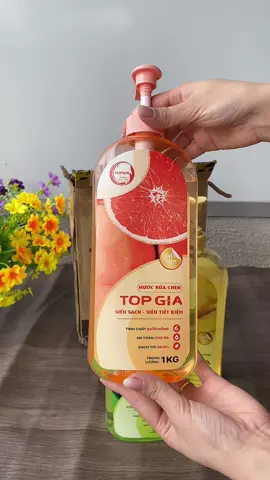 Nước rửa chén topgia#nuocruachen #review #xuhuong 