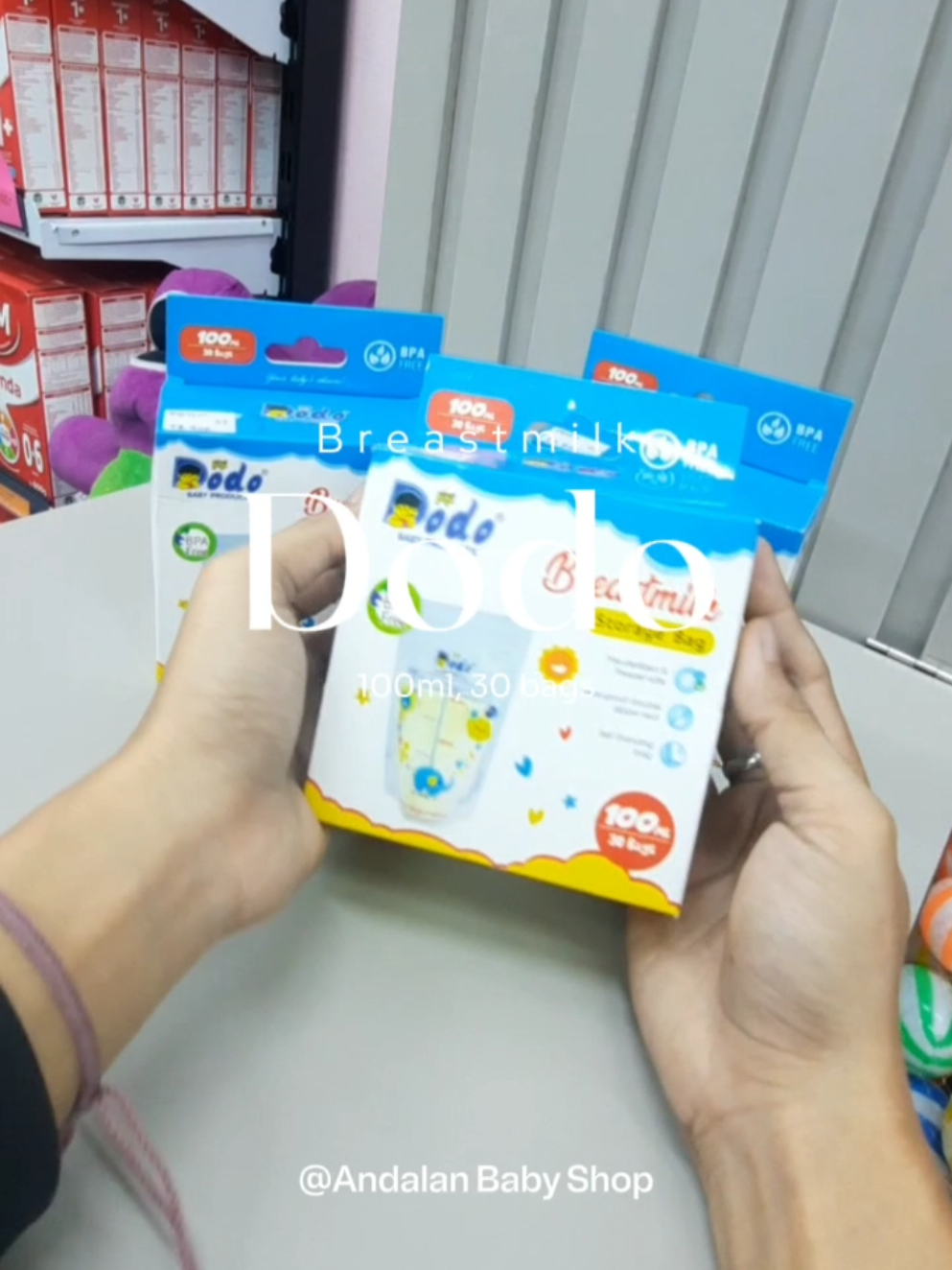 🍼 Simpan ASI dengan aman dan praktis pakai Dodo Breastmilk Storage Bag 💙 Sudah BPA Free, pre-sterilized, dan anti bocor dengan double zipper seal! Desainnya bisa self standing, jadi makin mudah digunakan mama 💛 Yuk, chek out sekarang di Kiddo Anda! ✨ Dapatkan kenyamanan menyimpan ASI dengan kualitas terbaik untuk si kecil! ✨ #fyp #KiddoAnda #BelanjaHematBerkualitas #AndalanBabyShop #kantongasi 