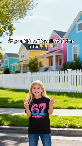 67 now design for toddler that your kids will love it 🥰 🥰🥰#67 #sixseven #kidsclothes #thirt #girlmom 